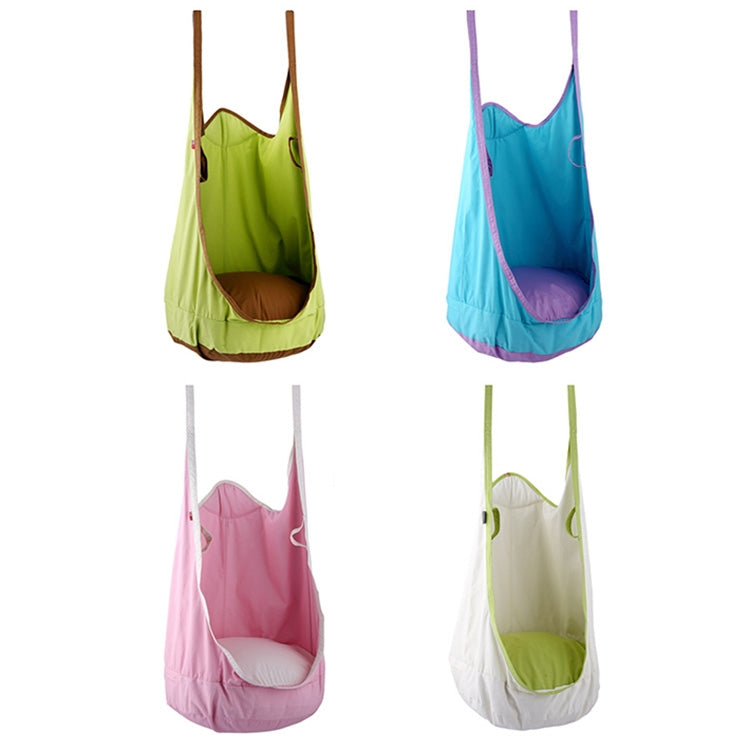 Adult and Children All-cotton Canvas Swing Outdoor Swing Frame Hanging Hammock, Size: 55*75*145cm, Random Color Delivery, Door Frame Horizontal Bar Installation – Durable Build, Easy to Use