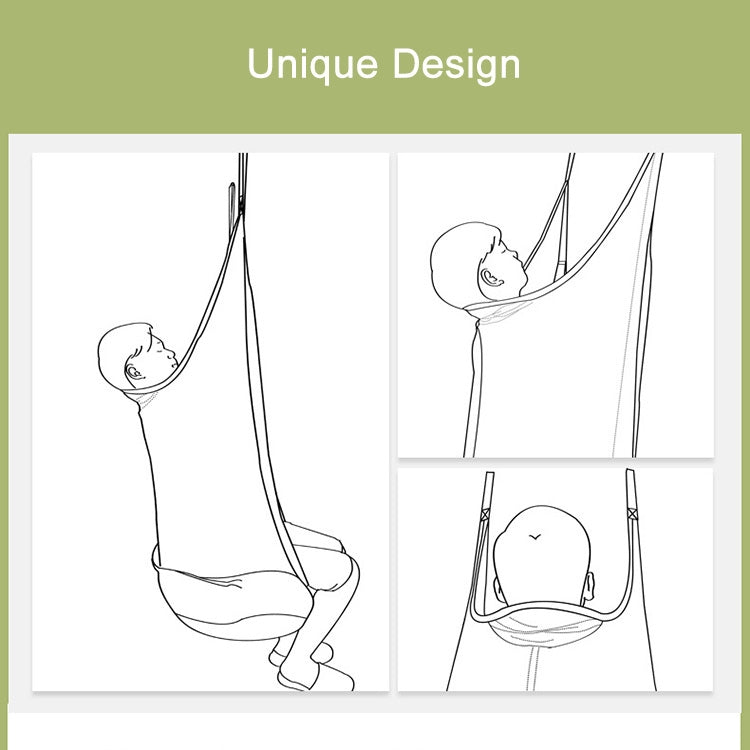 Adult and Children All-cotton Canvas Swing Outdoor Swing Frame Hanging Hammock, Size: 55*75*145cm, Random Color Delivery, Door Frame Horizontal Bar Installation – Durable Build, Easy to Use