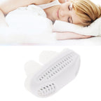 2 in 1 ABS Silicone Anti Snoring Air Purifier White