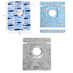 2 PCS Gas Stove Protectors Tableware Print Foil Heat-resistant Anti-Fouling Liner Cleaning Kitchen Tools Mat, HC3595A, HC3595B, HC3595C – Durable Build, Easy to Use