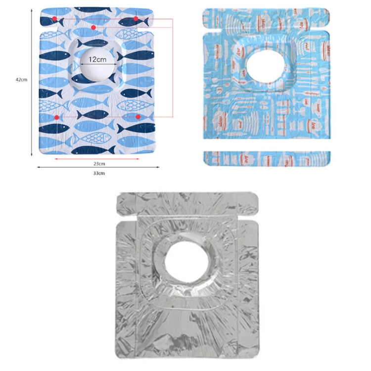 2 PCS Gas Stove Protectors Tableware Print Foil Heat-resistant Anti-Fouling Liner Cleaning Kitchen Tools Mat, HC3595A, HC3595B, HC3595C – Durable Build, Easy to Use