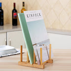 Solid Wood Dish Drip Rack Plate Holder, Size: 14x12x10cm, 3 Grid 3 Grid