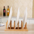Solid Wood Dish Drip Rack Plate Holder, Size: 25.5x12x10cm, 5 Grid 5 Grid