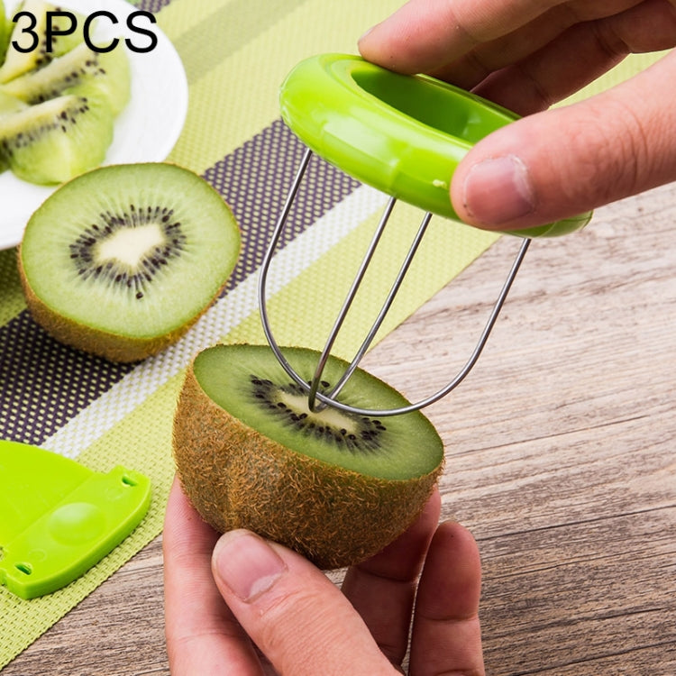 3 PCS Portable and Special ABS + Stainless Steel Kiwi Fruit Peeler, Random Color Delivery, 3 PCS Kiwi Fruit Peeler 2 3 PCS Kiwi Fruit Peeler 2 HC3692G