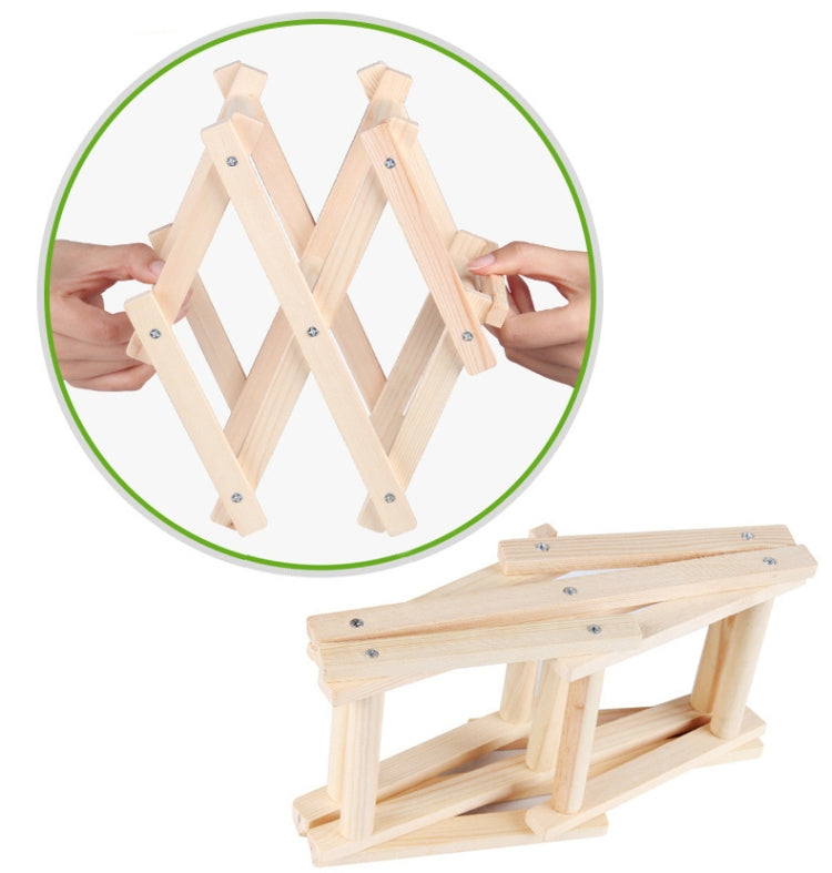 6 Bottles Racks Foldable Wine Stand Wooden Wine Holder Kitchen Bar Display Shelf, 6 Bottles