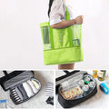 Portable Double Layer Mesh Sport Duffel Beach Picnic Shoulder Storage Bag Handbag, Double Layer Handbag(Green), Double Layer Handbag(Blue) – Durable Build, Easy to Use Double Layer Handbag(Green) Green