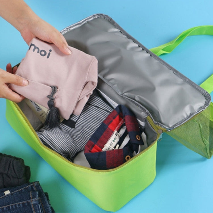 Portable Double Layer Mesh Sport Duffel Beach Picnic Shoulder Storage Bag Handbag, Double Layer Handbag(Green), Double Layer Handbag(Blue) – Durable Build, Easy to Use