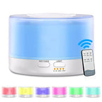 T700 Remote Control Clear White Air Humidifier Automatic Alcohol Sprayer Essential Oil Diffuser Ultrasonic Mist Maker Ultrasonic Aroma Diffuser Atomizer Color LED, Capacity: 700ml, DC 24V, US Plug, Clear White (700ml), Wood Pattern (700ml) – TPU Clear White (700ml) HC37501