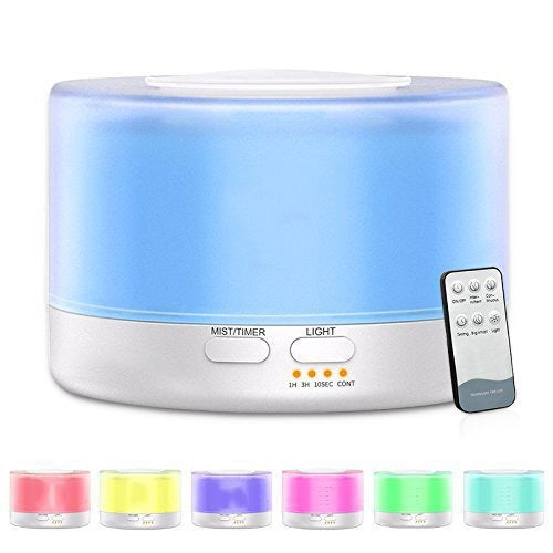 T700 Remote Control Clear White Air Humidifier Automatic Alcohol Sprayer Essential Oil Diffuser Ultrasonic Mist Maker Ultrasonic Aroma Diffuser Atomizer Color LED, Capacity: 700ml, DC 24V, US Plug, Clear White (700ml), Wood Pattern (700ml) – TPU