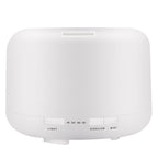 T500 Remote Control Clear White Air Humidifier Automatic Alcohol Sprayer Essential Oil Diffuser Ultrasonic Mist Maker Ultrasonic Aroma Diffuser Atomizer Color LED, Capacity: 500ml, DC 24V, US Plug, Clear White (500ml), Wood Pattern (500ml)