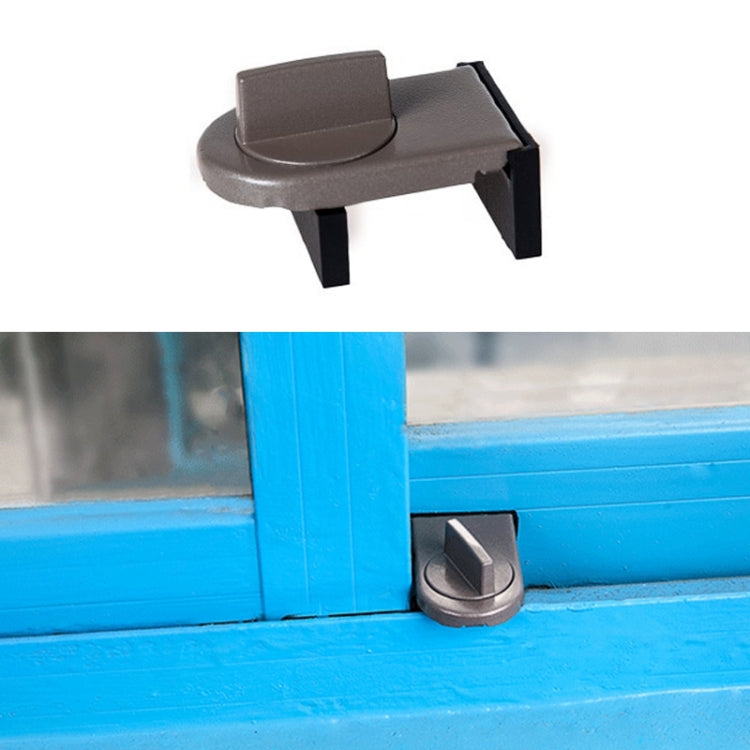 Sliding Sash Stopper Cabinet Locks & Straps Doors Security Anti-theft Lock Window Door Baby Safety Lock, 029 029