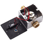 Recessed Wall in Type Flush Valve for Auto-induction Toilet, with Automatic and Manual Function DC, Automatic & Manual DC
