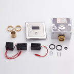 Recessed Wall in Type Flush Valve for Auto-induction Toilet, with Automatic and Manual Function DC, Automatic & Manual DC