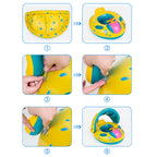 Inflatable Swimming Safety Seat Sunshade Boat Ring for Baby Children, Inflated Size: 72cm x 65cm x 58cm, Seat Boat – Durable Build, Easy to Use