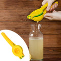 LsCook Aluminum Alloy Manual Dual Layers Lemon Juicer, Random Color Delivery, Aluminum Alloy Aluminum Alloy