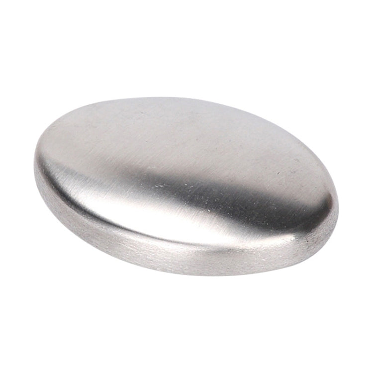Portable Cleaning Stainless Steel Oval Hand Soap Eliminating Odour Remover, Random Style Delivery, Oval Oval