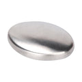 Portable Cleaning Stainless Steel Oval Hand Soap Eliminating Odour Remover, Random Style Delivery, Oval Oval