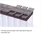 6pcs / Set Kitchen Two-way Open Seasoning Jar Condiment Bottle