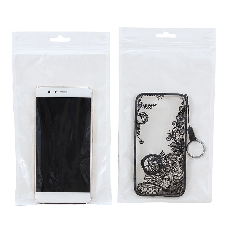 100 PCS 11cm x 18cm Hang Hole Clear Front White Pearl Jewelry Zip Lock Packaging Bag, Custom Printing and Size are welcome, 11*18cm – Durable Build, Easy to Use