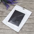 100 PCS 13cm x 24cm Hang Hole Clear Front White Pearl Jewelry Zip Lock Packaging Bag, Custom Printing and Size are welcome, 13*24cm – Durable Build, Easy to Use