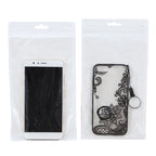 100 PCS 13cm x 24cm Hang Hole Clear Front White Pearl Jewelry Zip Lock Packaging Bag, Custom Printing and Size are welcome, 13*24cm – Durable Build, Easy to Use