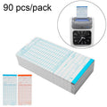 90 PCS Paper Time Card, Paper Time Card Paper Time Card