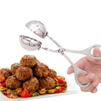 Stainless Steel Meatball Maker Stuffed Meatball Clip DIY Fish Meat Rice Ball Maker, Stainless Steel Stainless Steel