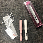Wireless Mini USB Rechargeable Hair Straightener Hair Curler Double Purpose Hair Splint – Aluminum Alloy