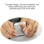 10 PCS Stainless Steel Tablecloth Clip Adjustable Triangle Clamp Holder, 10 PCS