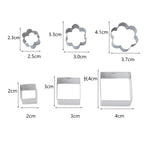 24 PCS / Set Stainless Steel DIY Cookie Biscuits Molds Geometry Baking Tools (Octagon), HC4340A, HC4340B, HC4340C