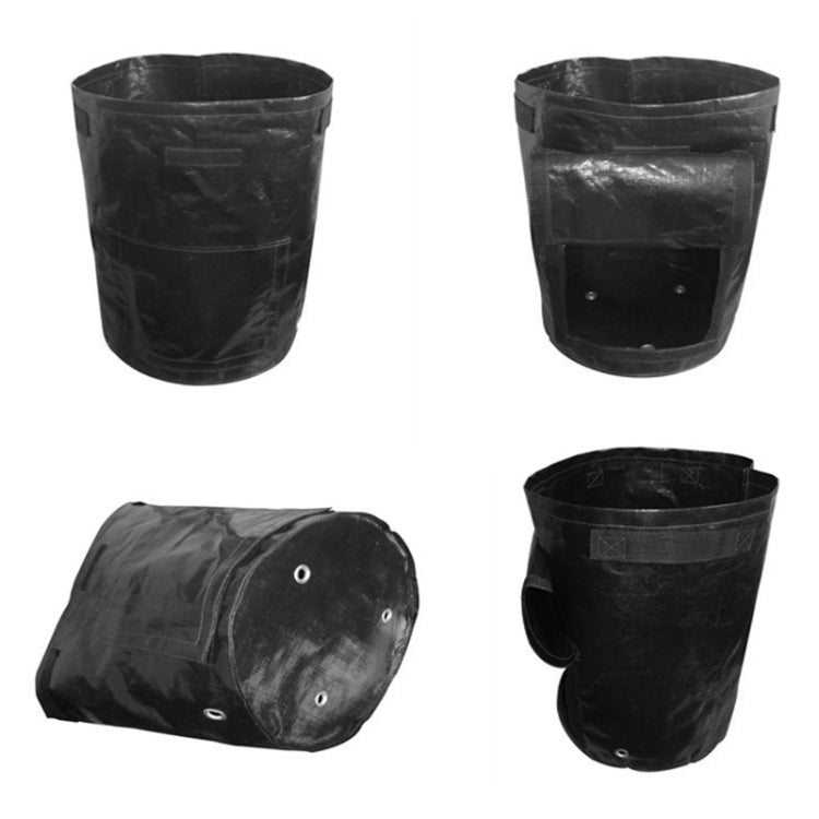 2 PCS 7 Gallons Potato Planting PE Bags Woven Fabric Bags Cultivation Garden Pots Vegetable Planting Bags Grow Bags Farm Garden Supplies, Yellow, Green, Black, Orange
