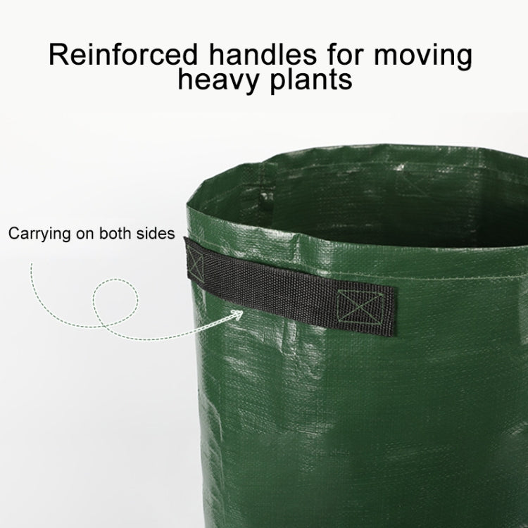 2 PCS 7 Gallons Potato Planting PE Bags Woven Fabric Bags Cultivation Garden Pots Vegetable Planting Bags Grow Bags Farm Garden Supplies, Yellow, Green, Black, Orange