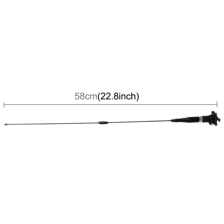 Universal Car Decoration Extensile Aerial Clip Side Car Modified To Remove Static Electricity Aerial, Length: 58cm, Length: 58cm – Durable Build, Easy to Use