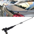 Universal Car Decoration Extensile Aerial Clip Side Car Modified To Remove Static Electricity Aerial, Length: 43cm, Length: 43cm Length: 43cm Black