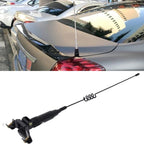 Universal Car Decoration Extensile Aerial Clip Side Car Modified To Remove Static Electricity Aerial, Length: 43cm, Length: 43cm Length: 43cm Black