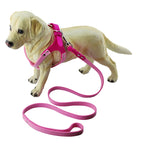 Microfiber Glasses Style Breathable Dog Chest Strap, Size: L, Size: L Size: L Magenta