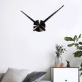 Creative DIY Stainless Steel Wall Clock Home Office Decoration Black