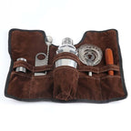 7 in 1 Stainless Steel Wine Cocktail Shaker Tools Set with Cloth Bag, Capacity: 550ml, 550ml – Durable Build, Easy to Use