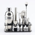18 in 1 Cocktail Shaker Tools Setwith Acrylic Mount, , Capacity: 350ml, 350ml 350ml