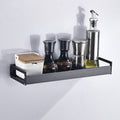 30cm Kitchen Multi-function Wall Hanging Holder Seasoning Storage Rack, 30cm(Black) 30cm(Black)