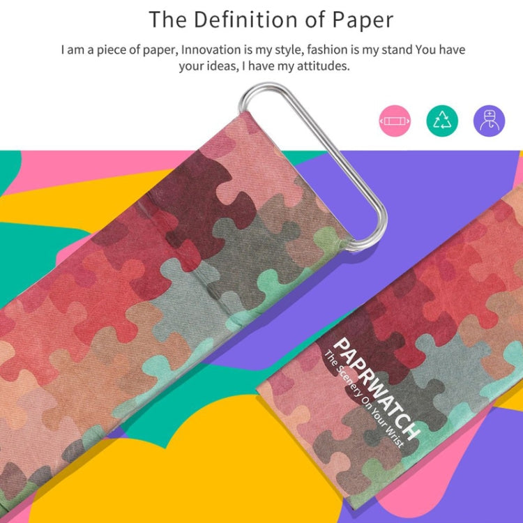 Flamingo Pattern Creative Fashion Waterproof Paper Watch Intelligent Paper Electronic Wristwatch, Flamingo Pattern