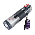 Teloy TNY-9601 650ML Portable Snap Cap Space Cup Bottle, Applicative Water Temperature: ﹣20 ~ 120 Celsius Degrees, TNY-9601 (Dark Grey + Red) – Durable Build, Easy to Use