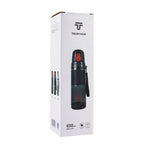 Teloy TNY-9601 650ML Portable Snap Cap Space Cup Bottle, Applicative Water Temperature: ﹣20 ~ 120 Celsius Degrees, TNY-9601 (Dark Grey + Red) – Durable Build, Easy to Use