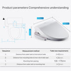 U Shape Multi-function Bathroom Automatic Cleaning Heating Intelligent Flush Toilet Cleaner Cover