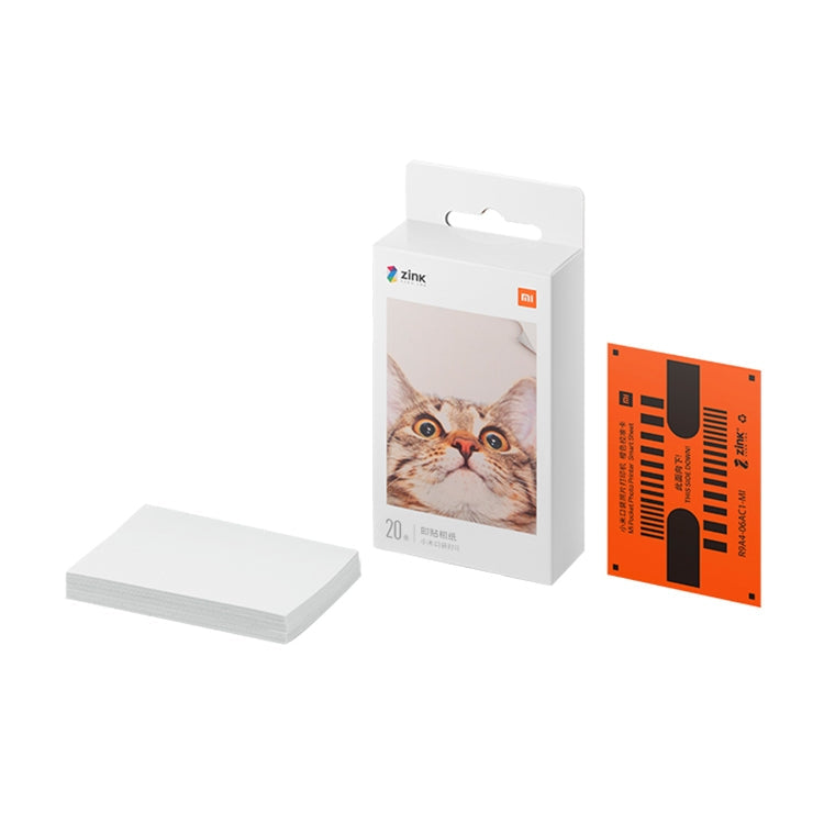 50 PCS Original Xiaomi Print Photographic Paper Paste Paper for Xiaomi Pocket Photo Printer, Pocket Photo Printer Paper Pocket Photo Printer Paper