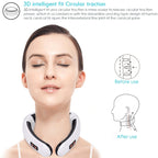 Household Electric Pulse Shock Neck Massager Intelligent Body Massager, Battery Powered (Not Include Battery), Old Battery Power