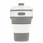 350ml Folding Portable Silicone Coffee Cup Multi-function Travel Cup