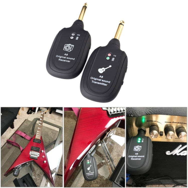 Guitar Wireless Transmitter Receiver A8 Electric Guitar Wireless Connection System Pickups, Guitar Wireless Transmitter Guitar Wireless Transmitter