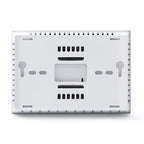 BHP-8000-WIFI-SS 3H2C Smart Home Heat Pump Round Room Brushed Mirror Housing Thermostat with WiFi, AC 24V, with WiFi