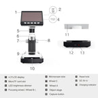 inskam306 1080P 4.3 inch Display Screen HDMI Port HD Digital Microscope, inskam306